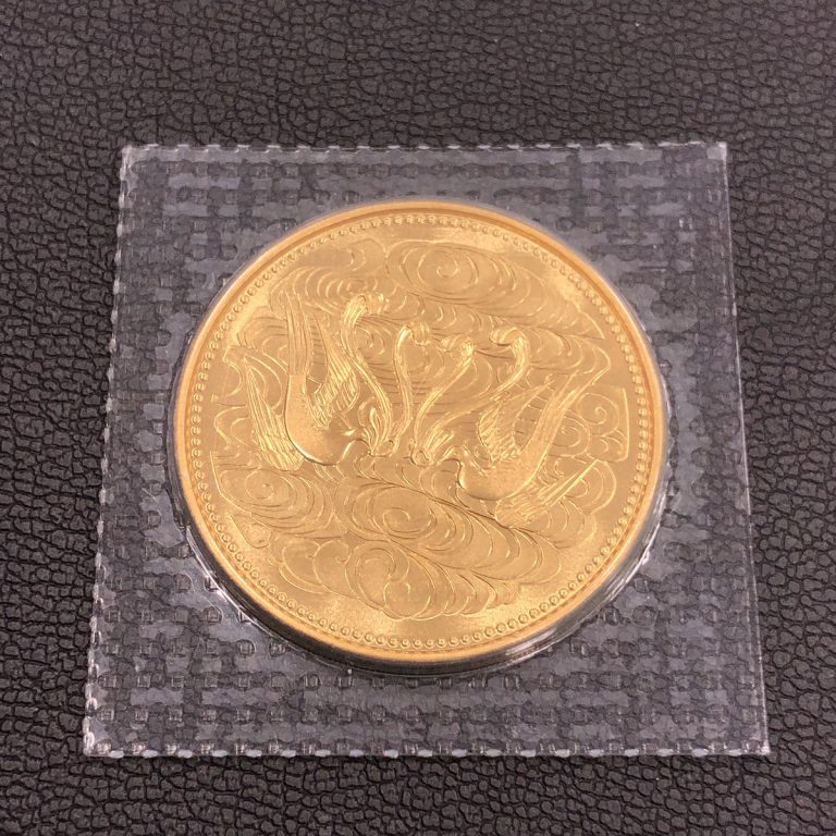 天皇陛下御在位60年記念金貨