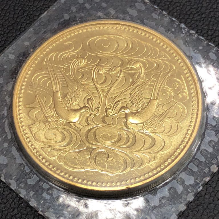 天皇陛下御在位60年記念金貨