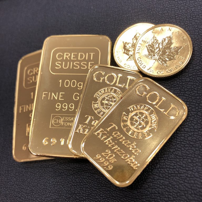 金インゴット メイプルリーフ金貨