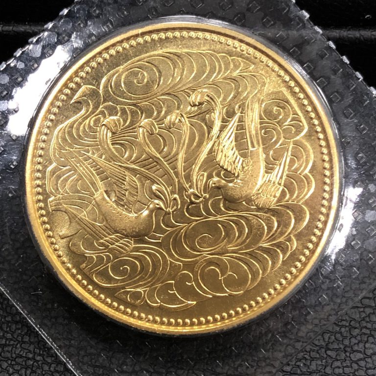 天皇陛下御在位60年記念金貨