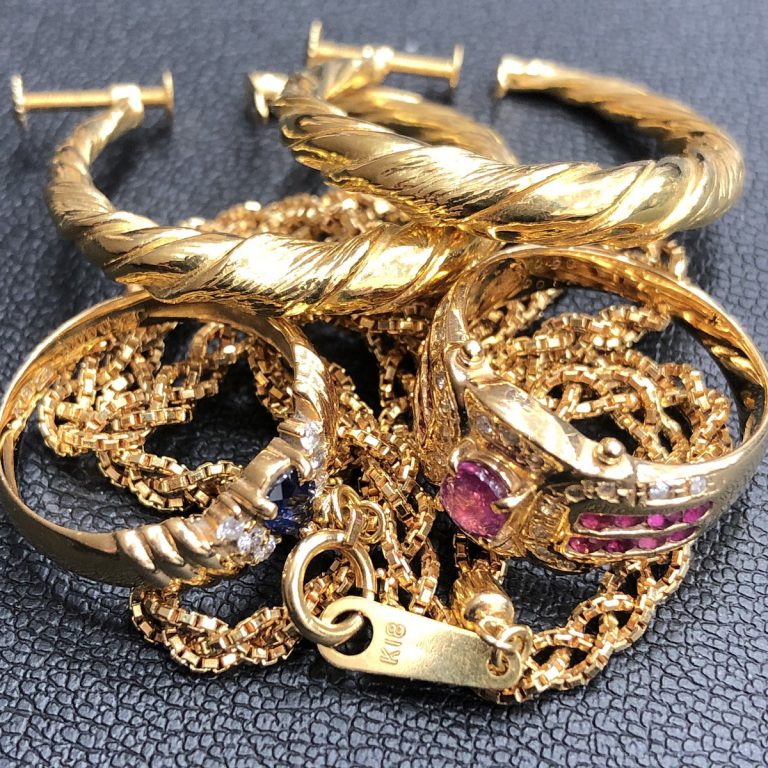 K18サファイア ルビー アクセサリーまとめ
