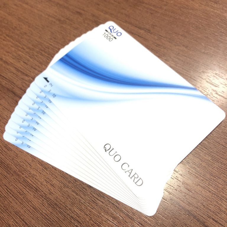 QUOカード 店頭発行
