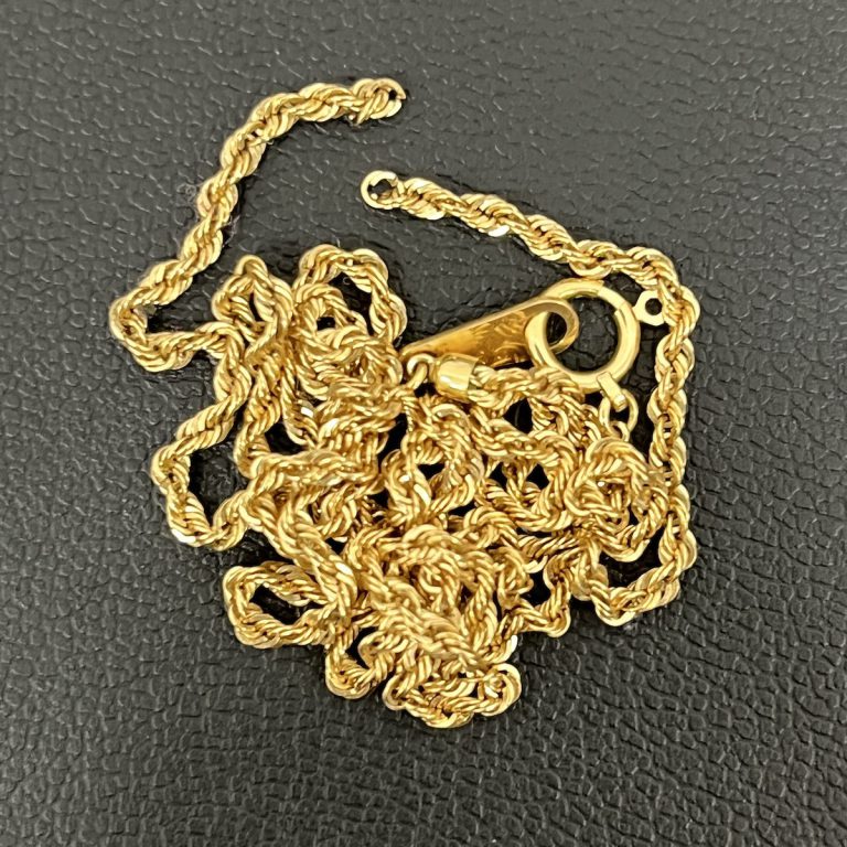 切れた18金ネックレス