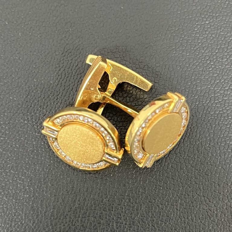K18カフス（ダイヤ0.5ct）