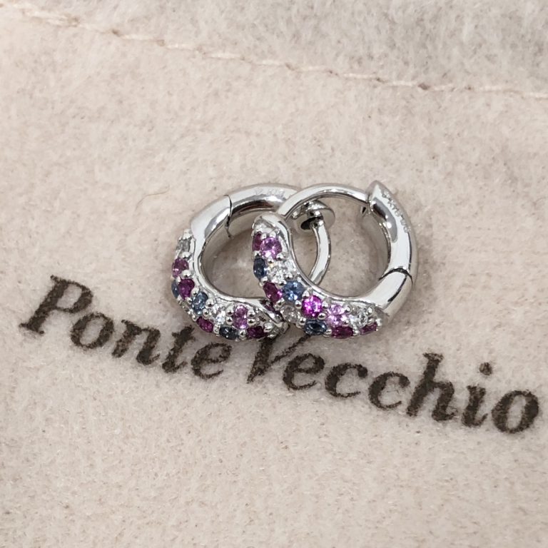 Ponte Vecchio / K18WG ピアス